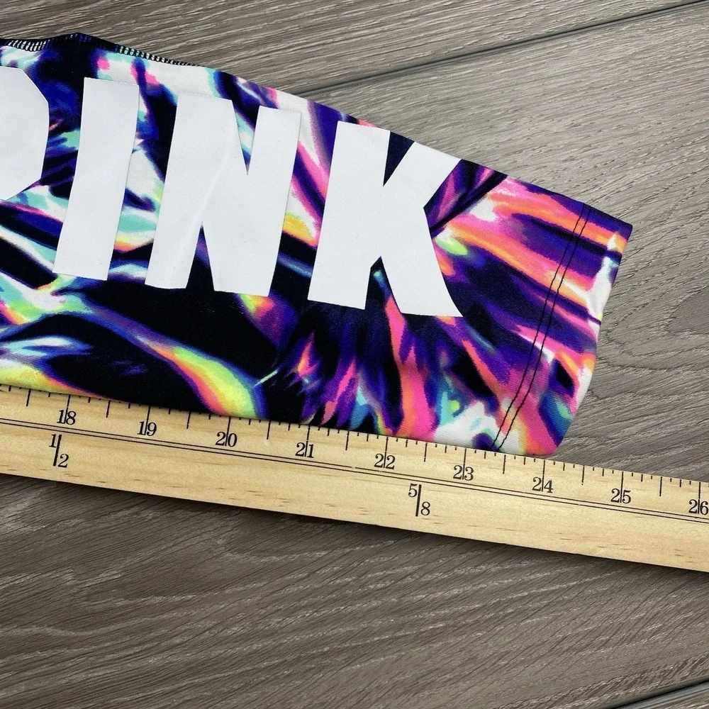 Victoria's Secret PINK Women's Ultimate Crop Leggings Multicolor Tropical Large